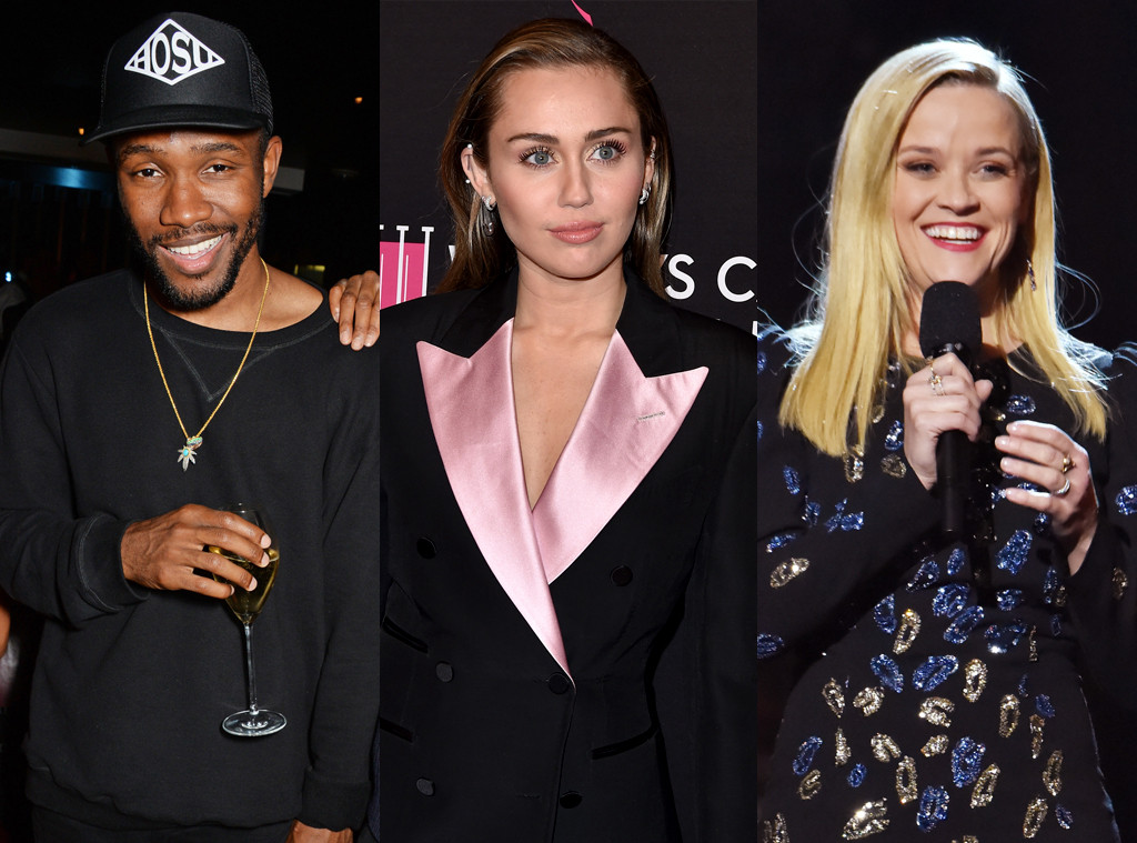 Frank Ocean, Miley Cyrus, Reese Witherspoon Frank Ocean, Miley Cyrus, Reese Witherspoon